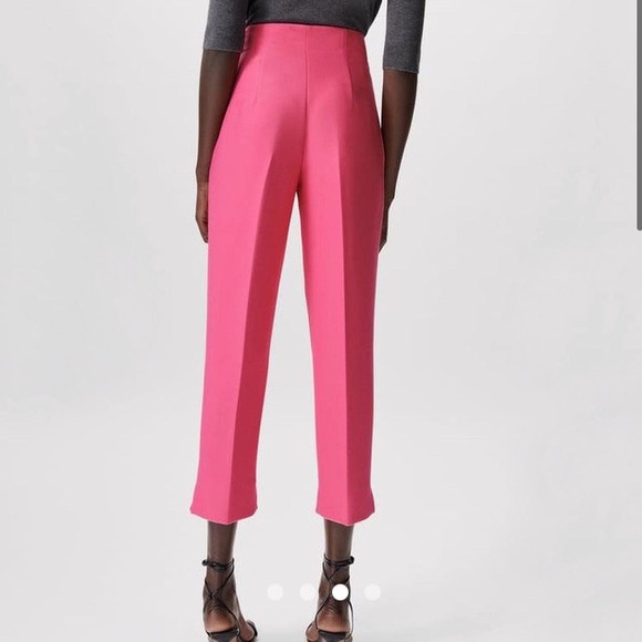 Zara High Waist Slim Fit Trousers - Picture 12 of 13